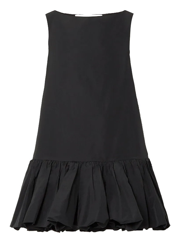 Cotton-blend faille mini dress - Valentino